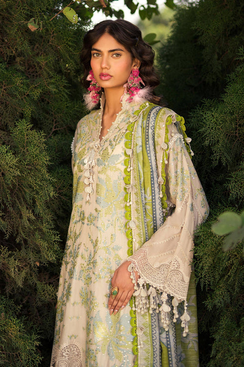 Sana Safinaz Embroidered Lawn 3 Piece suit L241-008A-3CV