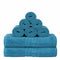 Soft and Premium Egyptian Cotton Towels - 500 GSM Teal, Set of 8
