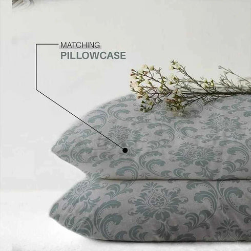 100% Pure Cotton Istanbul Green Duvet Covers - Stylish Prints
