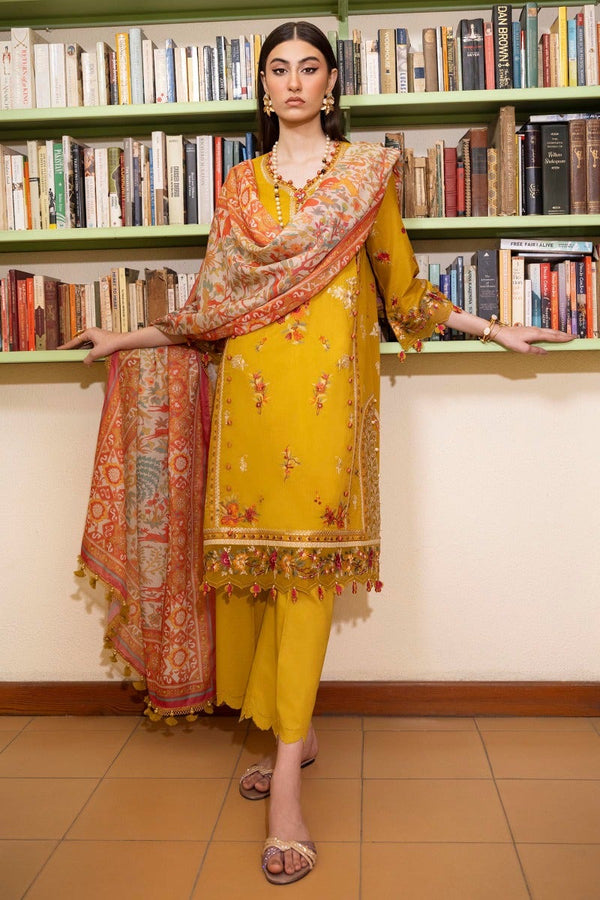 Sana Safinaz Embroidered Lawn 3 Piece suit M232-015B-CV