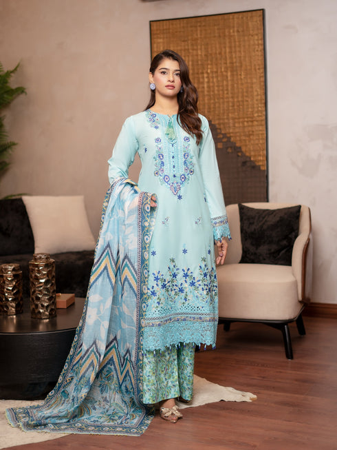 Munira Embroidered Lawn 3 Piece Suit MSL137