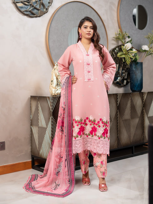 Munira Embroidered Lawn 3 Piece Suit MSL138