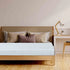 Luxury 800 Thread Count Egyptian Cotton Fitted Sheets - (30cm, White)