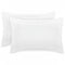 200 Thread Count Egyptian Cotton 2 King Size Oxford Pillowcases - White