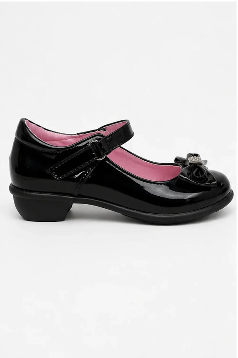 Girls Black Patent Mary Jane School Shoes