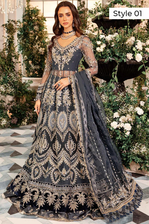 Maria B Embroidered Organza 3 Piece Suit BD-2901