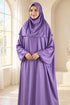 Women’s Muslim Prayer Dress Set with Hijab and Prayer Beads