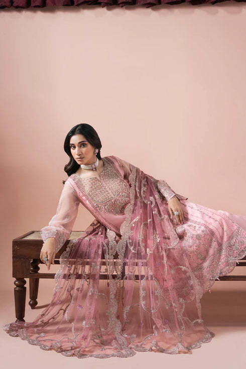 Ramsha Embroidered Organza Suit PS-104
