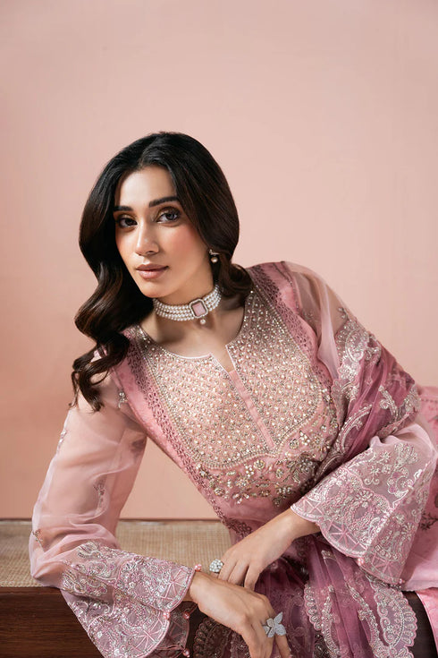 Ramsha Embroidered Organza Suit PS-104