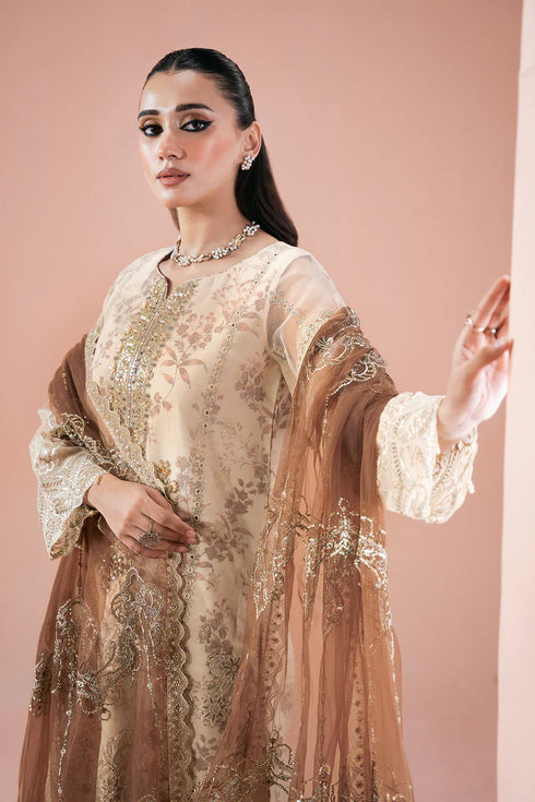 Ramsha Embroidered Organza Suit PS-102