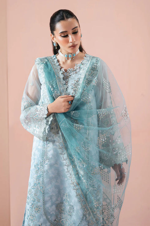 Ramsha Embroidered Organza Suit PS-108