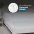 200 Thread Count 46cm Fitted Sheet - 100% Egyptian Cotton, White