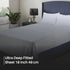 200 Thread Count 46cm Fitted Sheet - 100% Egyptian Cotton, White