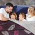 Sweet Dream Aubergine Duvet Cover Set - 100% Cotton for a Stylish Bed