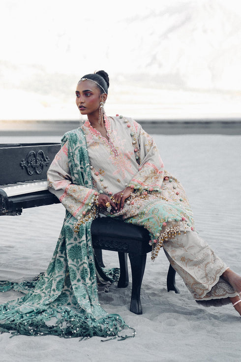 Sana Safinaz Slub Suit S241-001B-3CP