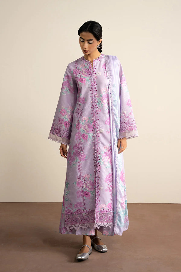 Ayzel Digital Printed Embroidered Lawn suit MOONFLOWER