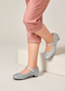 Kids Silver Glitter Shoes BS-41