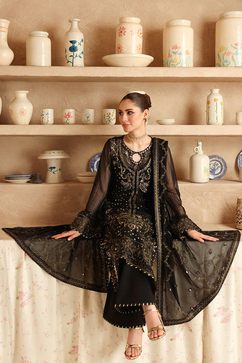 Ramsha Embroidered Chiffon Suit BB-206