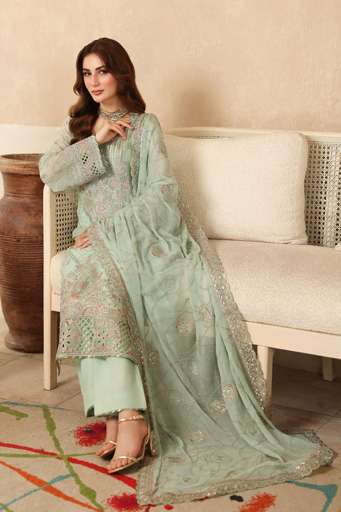 Ramsha Embroidered Chiffon Suit BB-205