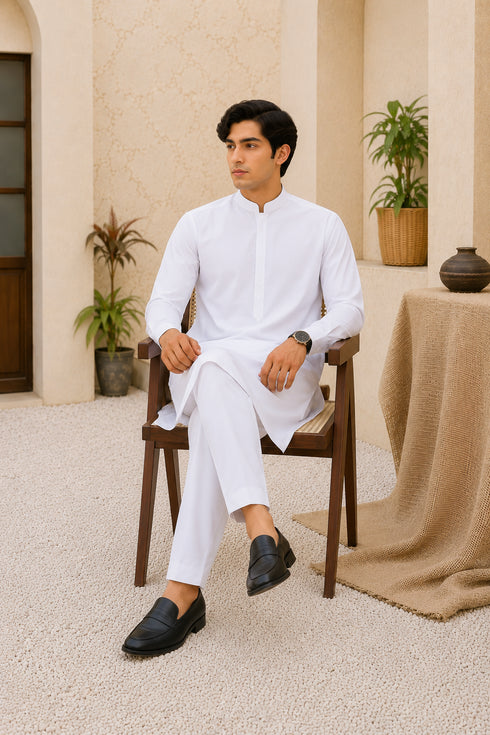 Mens 2PC Wash & Wear Shalwar Kameez ST-11