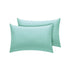 Easy-Care Non-Iron Percale Green Pillow Cases | Divine Textiles (Pair of 2)