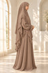 Yaqeen Women’s Abaya and Diamond-Cut Khimar Two-Piece Prayer Set