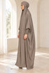 Ravent Women’s One-Piece Muslim Prayer Dress with Hijab
