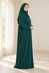 Women’s Muslim Prayer Dress Set with Hijab and Prayer Beads