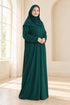 Women’s Muslim Prayer Dress Set with Hijab and Prayer Beads