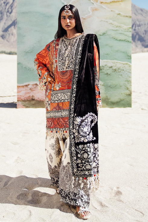 Sana Safinaz Slub Suit V241-007-3CP
