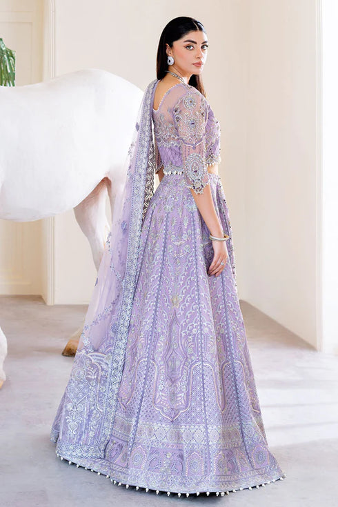 Ramsha  Embroidered Organza Suit H-505