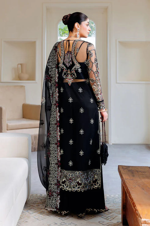 Ramsha  Embroidered Organza Suit H-503