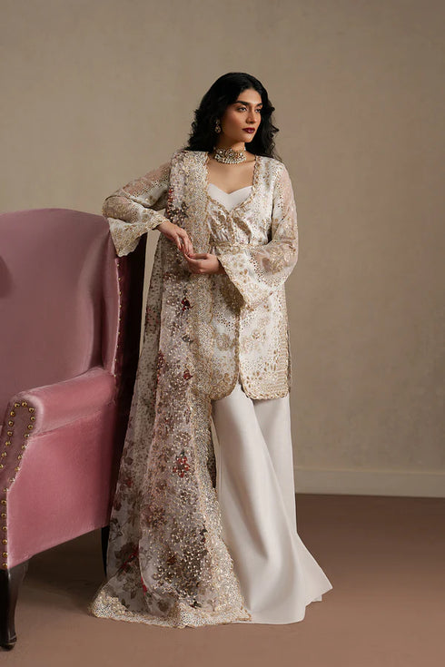 Ayzel Embroidered Organza Suit  Riwaayat