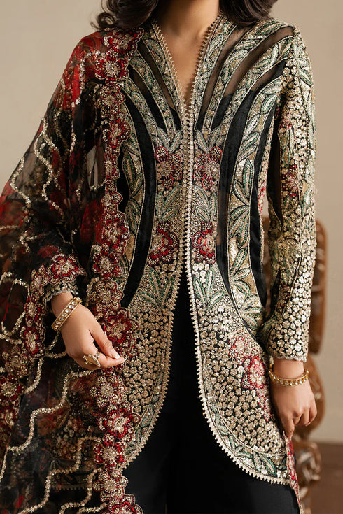 Ayzel Embroidered Organza Suit Ehsaas