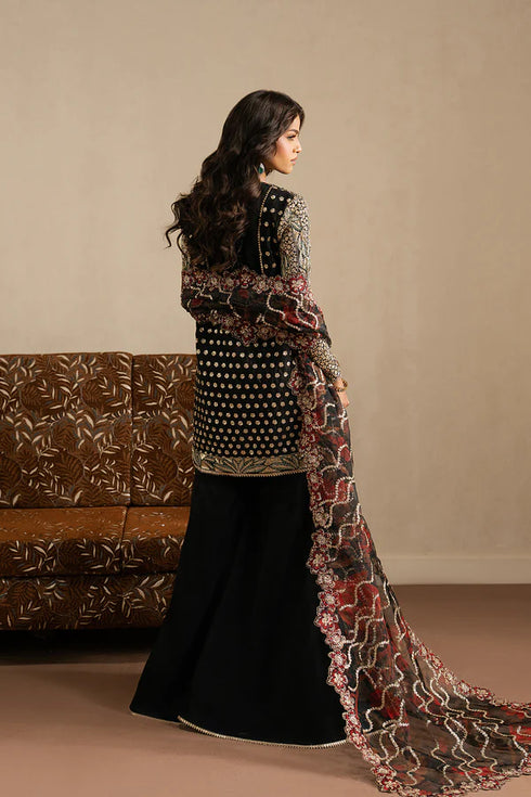 Ayzel Embroidered Organza Suit Ehsaas