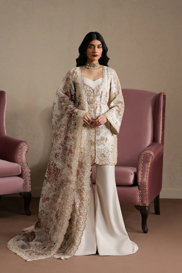 Ayzel Embroidered Organza Suit  Riwaayat