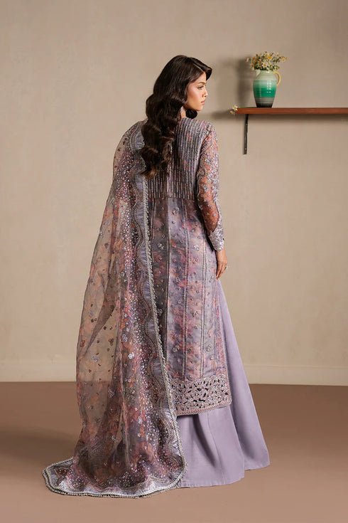 Ayzel Embroidered Organza Suit Maujood