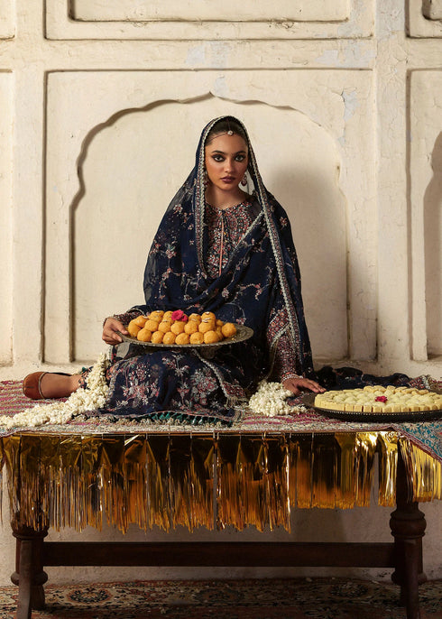 Hussain Rehar Embroidered Chiffon Rabab