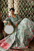 Afrozeh Emboridered Raw Silk Suit Zanzar