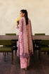 Afrozeh Lawn Suit Dusk Laced
