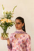 Afrozeh Lawn Suit Dusk Laced