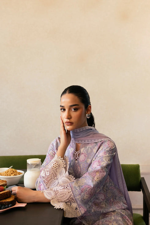 Afrozeh Lawn Suit Dust Lit