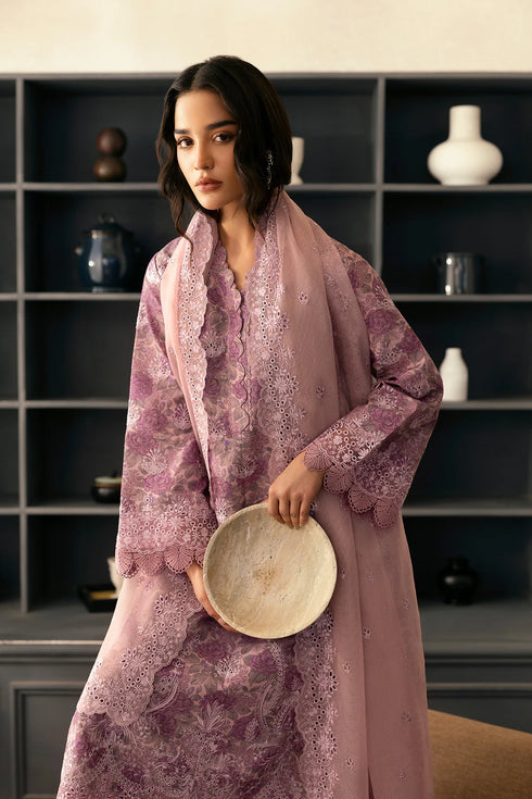 Afrozeh Lawn Suit Rain Warmed