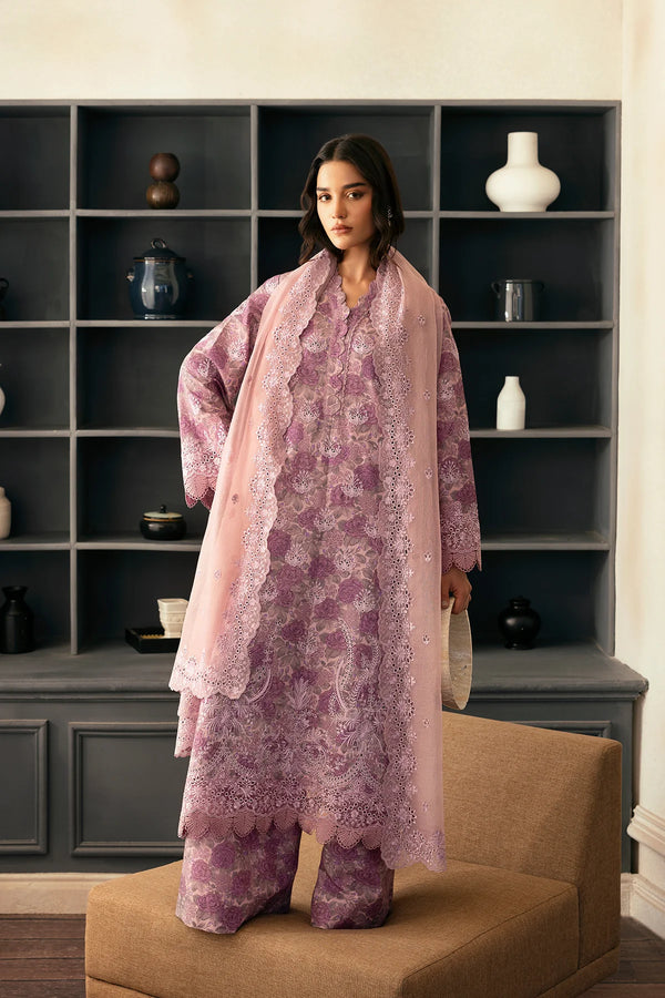 Afrozeh Lawn Suit Rain Warmed