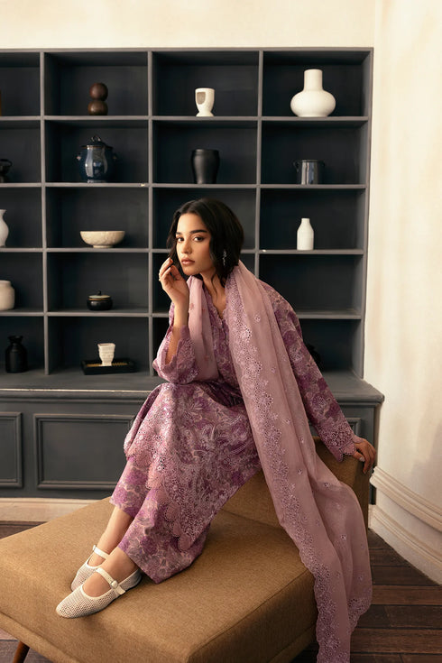 Afrozeh Lawn Suit Rain Warmed