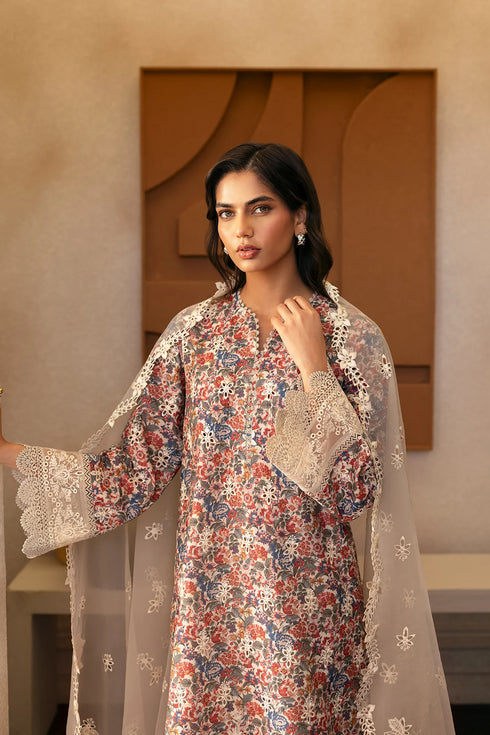 Afrozeh Lawn Suit Sun Spun