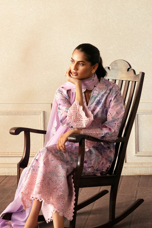 Afrozeh Lawn Suit Cloud Kissed