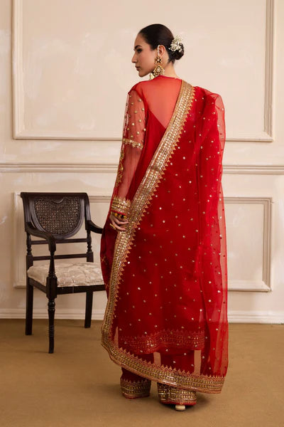 Maryum N Maria Embroidered Organza Suit MW40030