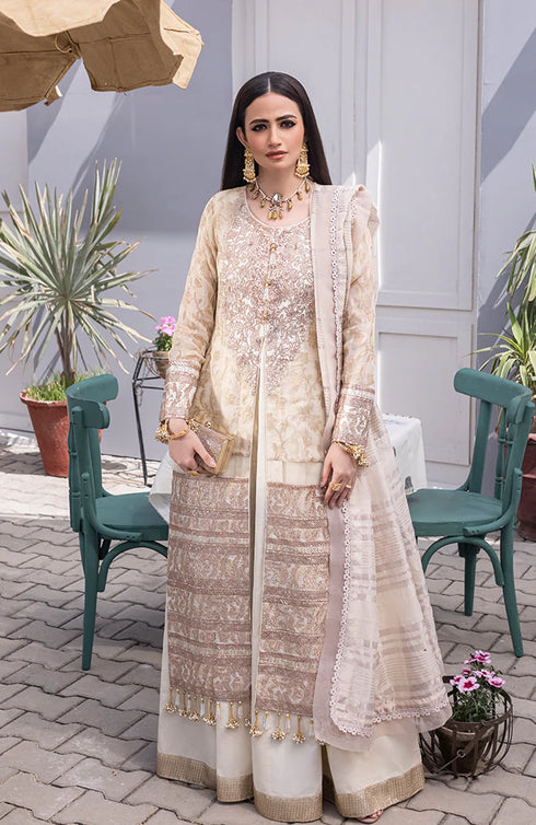 Alzohaib Embroidered Lawn 3-Piece Suit MEL-22-06B
