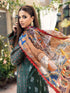 Maryam Hussain Embroidered Lawn 3 Piece suit EMERALD
